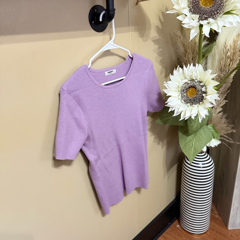Zeagoo Lilac Crew Neck Sweater